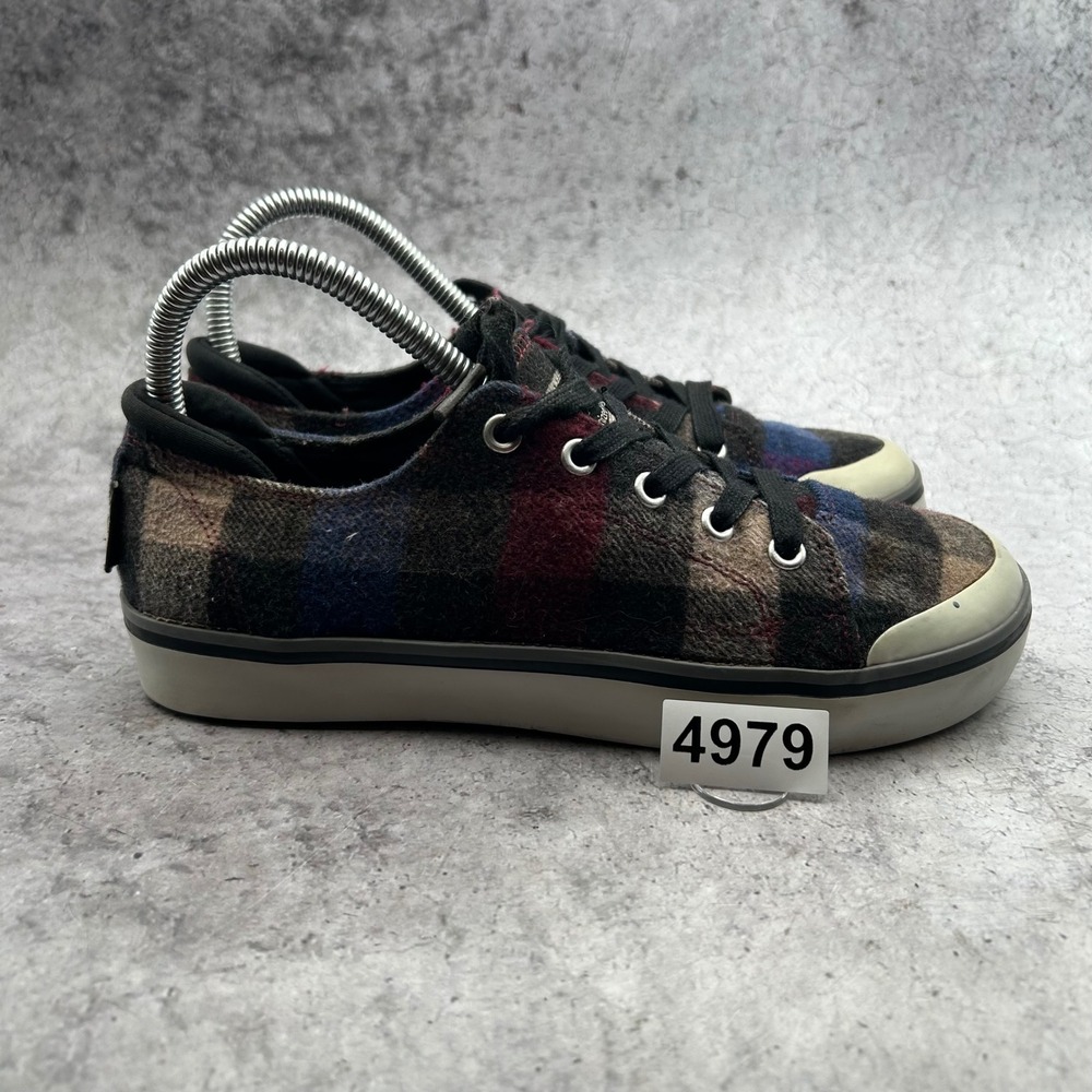 Keen Elsa III Sneakers Women 7.5 Multicolor Plaid Wool Low Top Casual 1022043